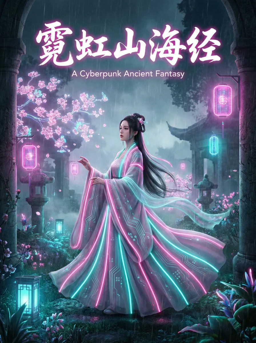 继续的朋友们免费阅读土豪下拉式 古风奇缘短剧 - 霓虹山海经海报